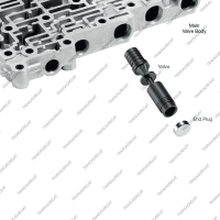 Клапан регулировки давления гидротрансформатора (ремонтный)