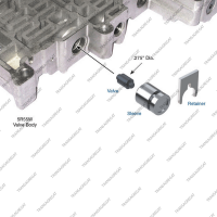 Клапан регулировки блокировки гидротрансформатора плунжерный (ремонтный)