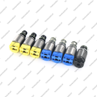 Комплект соленоидов (тип 2, 7 штук: 3 желтых, 3 синих, 1 черный)
